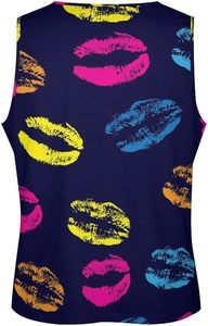 Débardeurs de sport pour hommes Neon Lips, sans manches, 100% coton, pour la musculation, la gym, le fitness, ODM, vente en gros - Product Image 4
