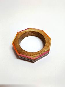 COLOR Unique Design <b>Wooden</b> <b>Bangle</b> and Bracelet Customized Size <b>Wooden</b> Bracelets <b>Bangle</b> Handmade Flower <b>Wooden</b> <b>Bangle</b> Cuff - Product Image 3