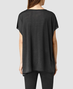 เสื้อยืดผู้หญิงทรงเข้ารูป ผ้าฝ้าย 100% พิมพ์ลายกราฟิก ไซส์ใหญ่ ขายส่ง รับปักโลโก้ตามแบบ - Product Image 3