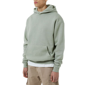 Sweats à capuche pour hommes en coton lourd de haute qualité Streetwear Black Line Made in Portugal Sweat à capuche imprimé bouffant - Product Image 1