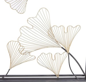 Handcrafted Modern Design Iron Metal Wall Art-Mushroom Leaf Outdoor Home <b>Decorative</b> Hanging for Interior Use Handmade <b>Spring</b> - Product Image 3