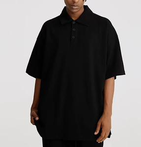 Polos personalizados de algodón de talla grande para hombre, diseño informal de talla grande, tela fresca, ropa de calle de verano, polo - Product Image 3