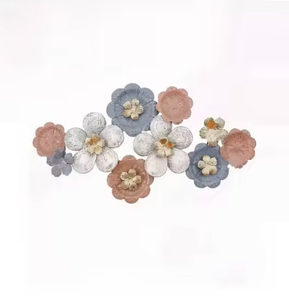 Arte de pared de diseño moderno Metal colores atractivos paisaje irregular decoración del hogar artes de pared de hojas múltiples a precio al por mayor - Product Image 4