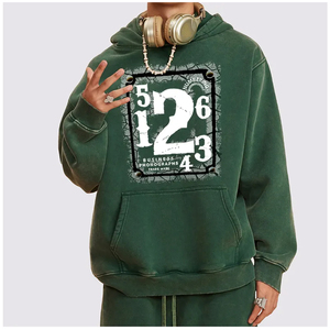 Vente en gros de pries sweat à capuche personnalisé t-shirts poids lourd lavage à l'acide hommes en détresse sweat à capuche graphique ports porter - Product Image 3