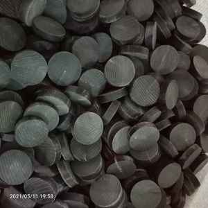 Véritable bouton en corne de buffle de fabricant indien de meilleure qualité Bouton vierge en corne naturelle écologique de couleur noire pour les vêtements - Product Image 3