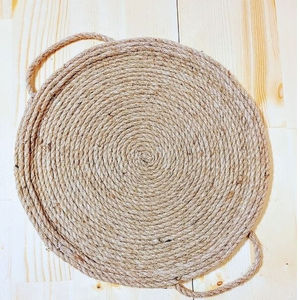 Plateau de service en jute de haute qualité fait à la main Design rectangulaire élégant pour la maison Hôtel Cuisine Fabriqué à la main pour une utilisation de service élégante - Product Image 1