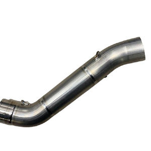 Nuovo Collettore di Scarico in Titanio Argento per RSV4 09-15, Retrofit/Aggiornamento - Product Image 1