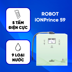 Purificateur domestique d'eau ionisée alcaline revêtue de platine ionPrince 59 ROBOT électrique 220V/50Hz de grande taille - Product Image 2