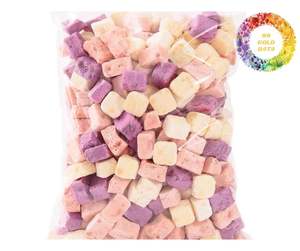 Yaourt lyophilisé aux fruits mélangés, cubes de fraises, myrtilles, mangue, collation sucrée et croquante, qualité supérieure, yaourt lyophilisé - Product Image 6