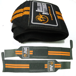 Poignets élastiques de haute qualité pour sport haltérophilie entraînement Logo personnalisé puissance levage Gym crochet gros Fitness sécurité - Product Image 1