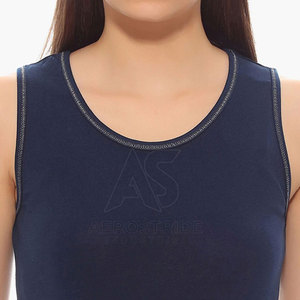 เสื้อกล้ามออกกำลังกายผู้หญิงขายดีออนไลน์ ออกแบบโลโก้และขนาดได้ตามต้องการ เป็นมิตรกับสิ่งแวดล้อม แห้งเร็ว ระบายอากาศได้ดี ผลิตจากผ้าฝ้าย/โพลีเอสเตอร์ - Product Image 6