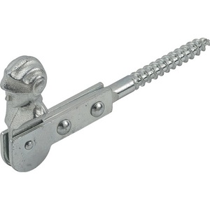 VORMANN ตัวหยุดบานเกล็ดหน้าต่างเหล็กชุบสังกะสีสีน้ำเงิน ยาว 120 มม. พร้อมหัวสำหรับขันสกรูในม่านบังตาและบานเกล็ด - Product Image 1