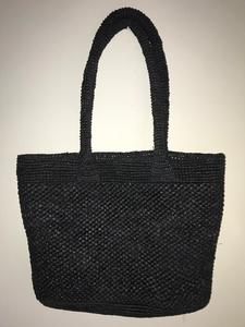 กระเป๋าถือทรงถังลายราฟเฟียน่ารักสำหรับผู้หญิงจากมาดากัสการ์ พร้อมพู่ห้อย ซับในผ้าฝ้าย ปิดปากกระเป๋าแบบเชือกผูก หูหิ้วแบบถือ ยี่ห้อ Soulile - Product Image 5