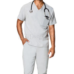 Nouveaux uniformes chirurgicaux personnalisés Ensemble de blouses pour hommes Vêtements de travail médicaux Blouses cliniques Haut et pantalon Spa Médecin Infirmière Tunique Costume - Product Image 1