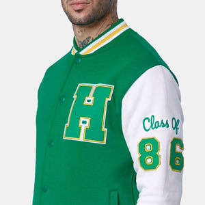 Chaqueta Varsity con Parches Bordados de Lana Cómoda a Precio Accesible, Nueva Colección, Prenda Fresca, Chaqueta de Béisbol Clásica - Product Image 5