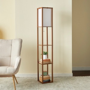 Lampadaire en tissu blanc en forme de champignon pour la décoration intérieure de salon de luxe moderne, élégant, support doré LED pour la maison et le bureau - Product Image 2