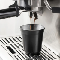 Tasses à expresso classiques épaisses pour la maison, les fêtes, les clubs, tasses à expresso incassables pour le thé au lait, pour le thé de l'après-midi