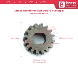 Engranaje de Repuesto para Motor de Techo Solar BGE516 0176780 para 16 Dientes - Product Image 6
