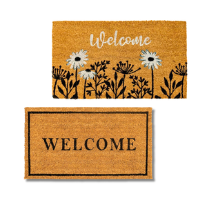 Vietnam Export Quality Coconut Coir <b>WELCOME</b> <b>MATS</b> RUGS with PVC Handmade Eco-Friendly Custom Dimensions - Product Image 1