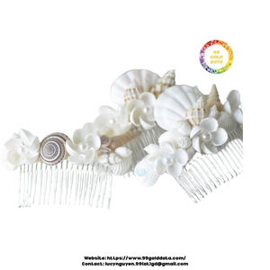 Peine de pelo de concha de diseño personalizado con dientes lisos y acabado pulido, perfecto para hoteles y recuerdos - Product Image 3