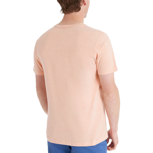 Fournisseur du Bangladesh de haute qualité Design personnalisé T-shirt décontracté de couleur unie pour hommes T-shirts à la mode col en V Slim Fit pour hommes - Product Image 2