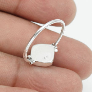 Amazing Blue Turquoise Handmade Ring Bezel Set in 925 Sterling Silver <b>Statement</b> Rings for Women Girl Indian Jewelry Manufacturer - Product Image 5