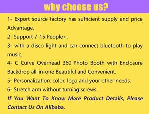 Machine de photomaton rotative et de prise de vue à 360 degrés pour les événements, compatible avec iPad et appareil photo, commande à distance rapide et abordable - Product Image 4