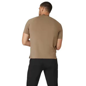 เสื้อยืดผู้ชายลายโลโก้เครื่องบินวินเทจ ผ้าฝ้าย 100% หนัก 300 กรัม ทรงโอเวอร์ไซส์ ลายตัวอักษร แห้งเร็ว แขนสั้น ขายส่ง - Product Image 2