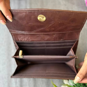 New Hand Tooled Saddle Blanket Fringe Crossbody Fringe Bag & Designer Luxury Hand Tooled Leather Wallet Combo Set for Women's - Product Image 6