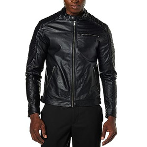 Chaqueta de Cuero de Piel de Oveja de Diseño Impermeable y Elegante, Chaqueta de Cuero Genuino Unisex - Product Image 1