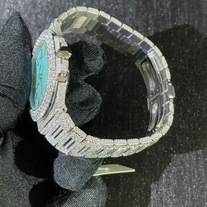 Reloj Iced Out para hombre, reloj de diamantes con movimiento automático, reloj de lujo para hombre, reloj para hombre envío gratis, reloj personalizado - Product Image 2