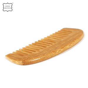 Cepillo de pelo de bambú, peine de bambú Natural, peine de pelo respetuoso con el medio ambiente para viajes, Hotel, peine de barba de madera natural de bambú no estático - Product Image 3