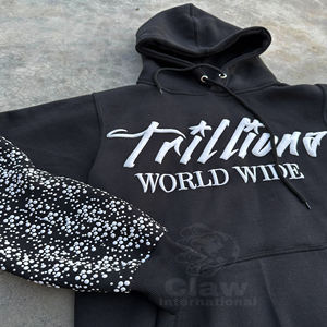 ชุดวอร์มผ้าคอตตอนออร์แกนิกสำหรับผู้ชายชุดวอร์มซักแบบเป็นกรด400 450 500 GSM 100% ฤดูร้อน - Product Image 6