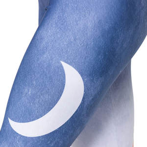 Mallas de yoga tejidas con control de barriga y cintura alta con estampado de logotipo personalizado, mallas deportivas de talla grande con cintura elástica - Product Image 6