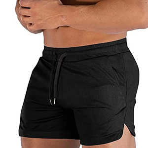 Pantalones cortos de gimnasio de calle alta para hombre, pantalones cortos para correr al por mayor, hechos OEM con colores personalizados, tamaño y logotipo, gimnasio transpirable, algodón para hombre - Product Image 4