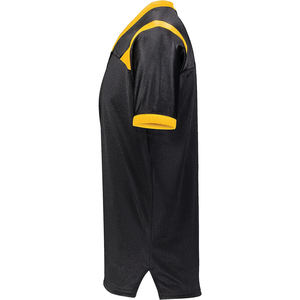 Venta al por mayor de ropa de fútbol ligera de secado rápido para adultos logotipo personalizado cuello de gran tamaño sublimación manga corta uniforme - Product Image 4