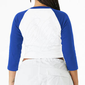 Clásico único nuevo diseño transpirable béisbol Crop Top Jersey venta al por mayor béisbol Crop Top Jersey - Product Image 3