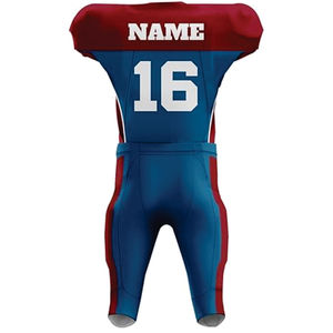 Ventes en gros de maillots de football américain pour adultes de haute qualité, sur mesure, sublimés, courts, respirants, pour les matchs de club - Product Image 3