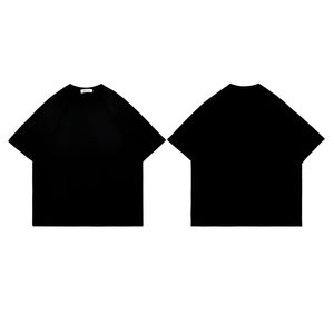 T-shirt à manches courtes en coton épais 230g pour hommes T-shirt à manches courtes en pur coton ample de couleur unie - Product Image 6