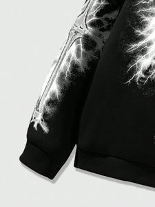 Sudadera con capucha de invierno pesada personalizada de alta calidad para hombres Impresión digital de moda para hombres y mujeres - Product Image 3