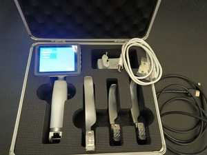 เครื่องตรวจการกล่องเสียงวิดีโอแบบพกพาของ Huugemed แบบ VL3นำมาใช้ใหม่ใบมีดไทเทเนียม VL3แบบพกพาอุปกรณ์ทางการแพทย์ - Product Image 3