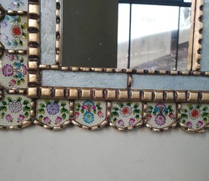 Espejo Urna Peruano, Espejo Blanco, Espejo de Salón, Espejo Decorativo, Espejo de Oficina, Estilo Vintage - Product Image 4