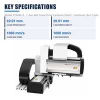 Robot Cartesian XYS440-A dengan Penggerak Sekrup Bola, Manipulator Linear Dua Sumbu Cantilever untuk Jalur Produksi Otomatis