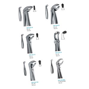 Forceps d'extraction dentaire manuels, instruments chirurgicaux, 151 incisives inférieures, extraction dentaire, acier inoxydable allemand, modèle - Product Image 4