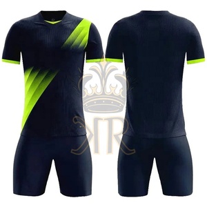 Camisetas de Fútbol para Adultos, Conjuntos de Uniformes de Fútbol Unisex de Manga Corta, 100% Poliéster Transpirable - Product Image 4