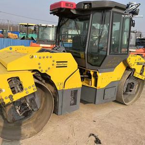 Compacteur vibrant à double tambour Dynapac CC5200 d'occasion, poids de travail 12 tonnes, marque suédoise originale, compacteur intermédiaire - Product Image 5