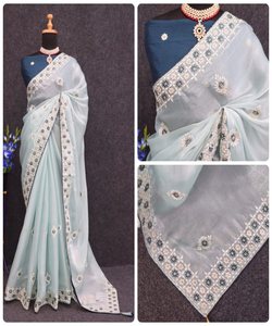 Lujoso fabricante de saris de ropa de oficina de lino, que proporciona atuendo profesional para entornos corporativos - Product Image 3