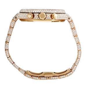 นาฬิกาหรูหราประดับเพชรและมอยส์ซาไนต์ ระบบควอตซ์ หน้าปัดกระจก ปี 2025 - Product Image 4