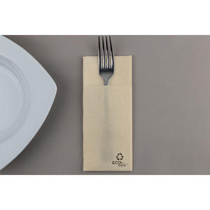 Eco Nature 24x40cm Kanguro Couverts Poche Serviette Air Soft Dry-Tissue 600pcs B2B - Product Image 1