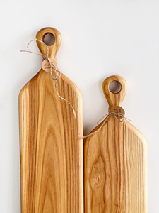 Tabla de Cortar de Madera Ecológica, Juego de Tablas para Servir Queso |   Madera Sólida de Grado Alimenticio, Duradera y Fácil de Limpiar, de Forma Rectangular - Product Image 3